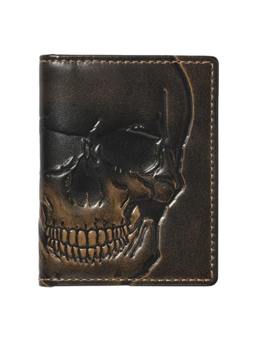 New House of Jack Co. Skull Men's Slim Card Wallet, Front Pocket Card Holder